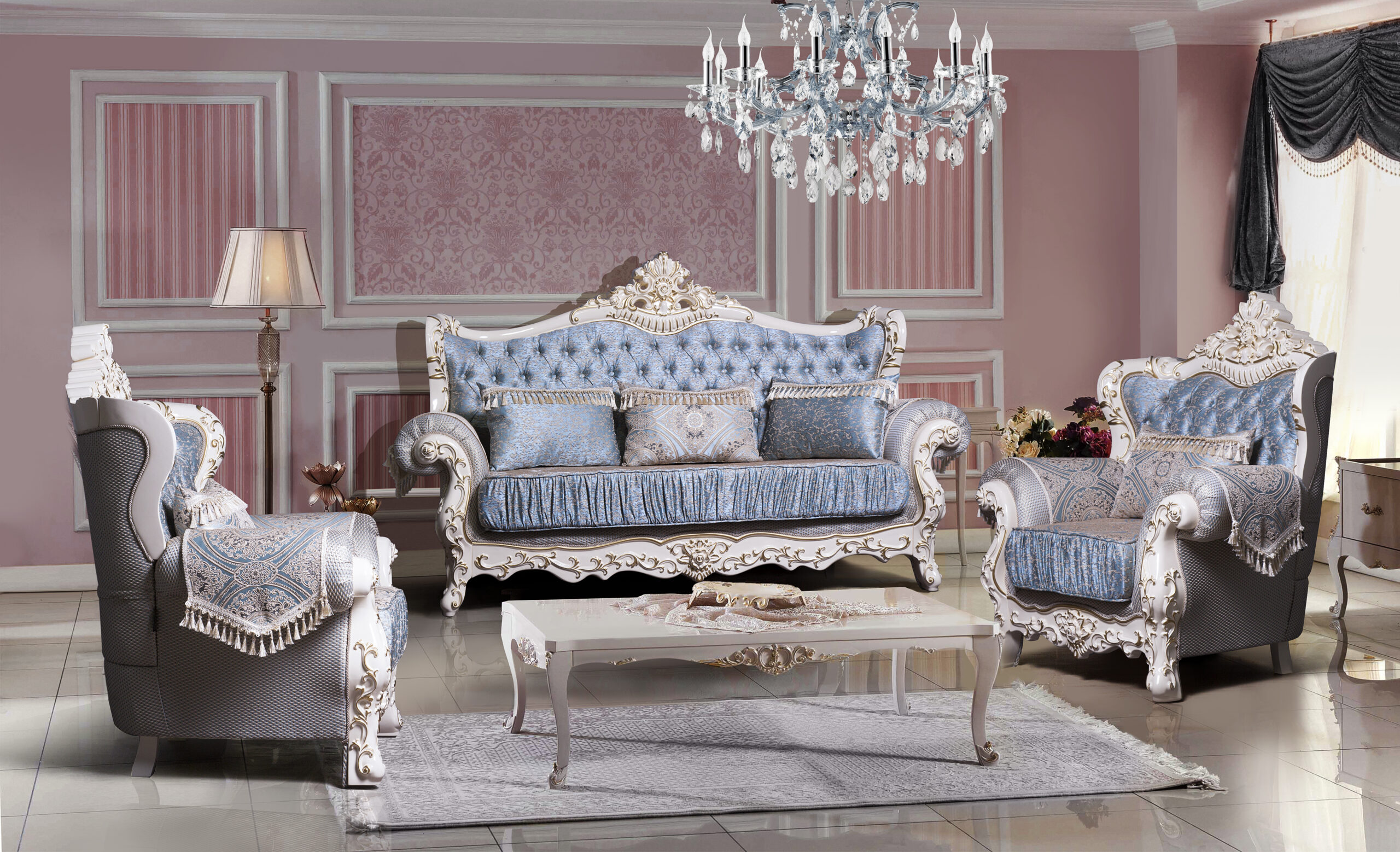 Розалина Беж Лазурь (3-х)