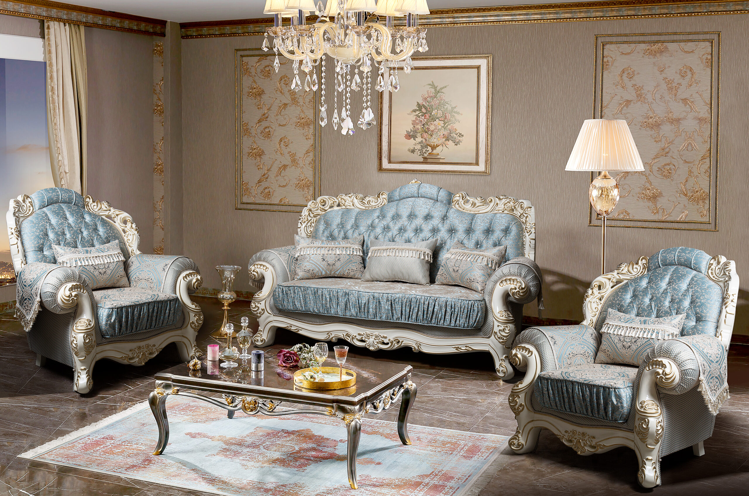 Севилья беж лазурь