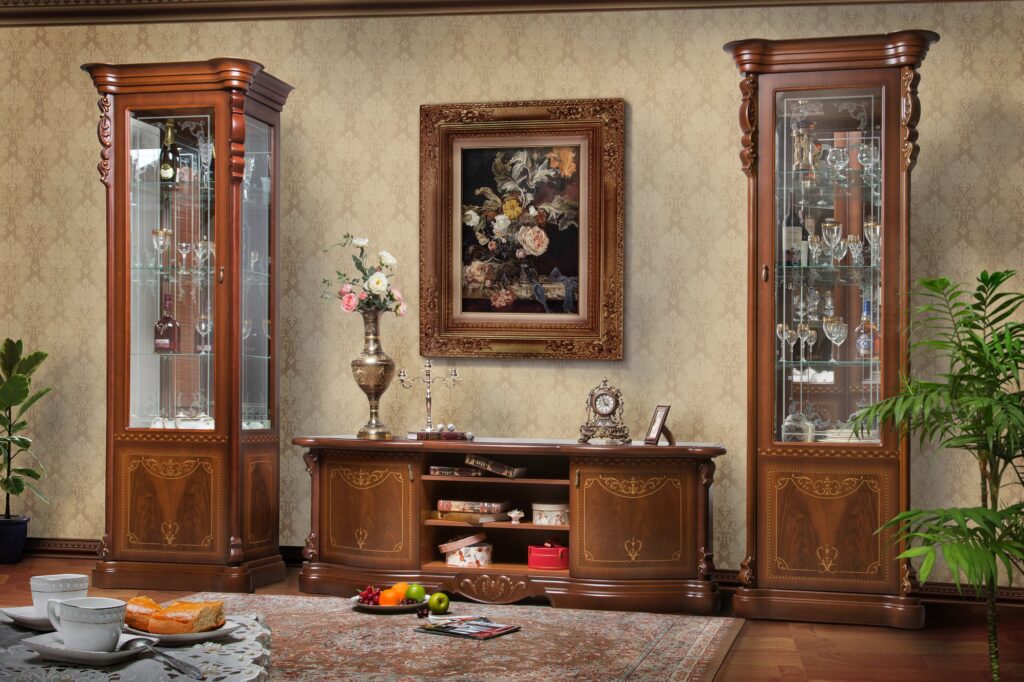 Гостиная "Ева" орех от производителя- Фабрики мебели СКФМ