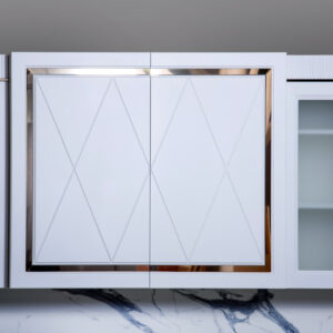 Детали, кухня "Лючия" бело-серый 1