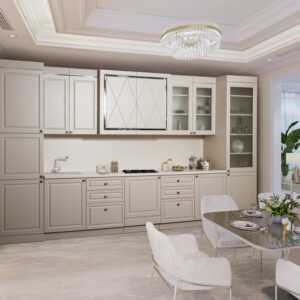 Кухонная мебель "Лючия" сатин 4.2 | Мебельная фабрика "СКФМ"