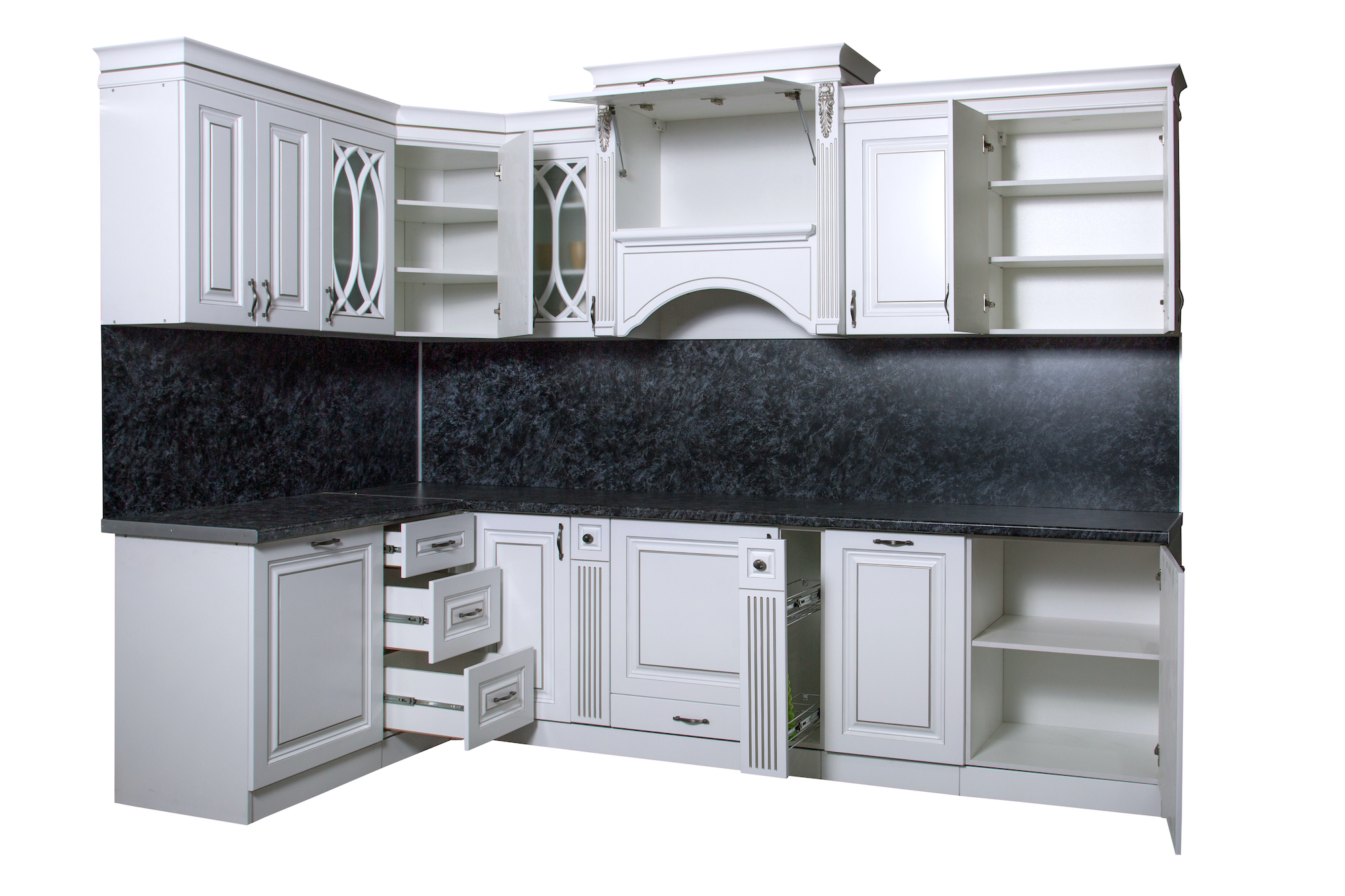 Детали, кухня "Аделина" белая угловая, 1