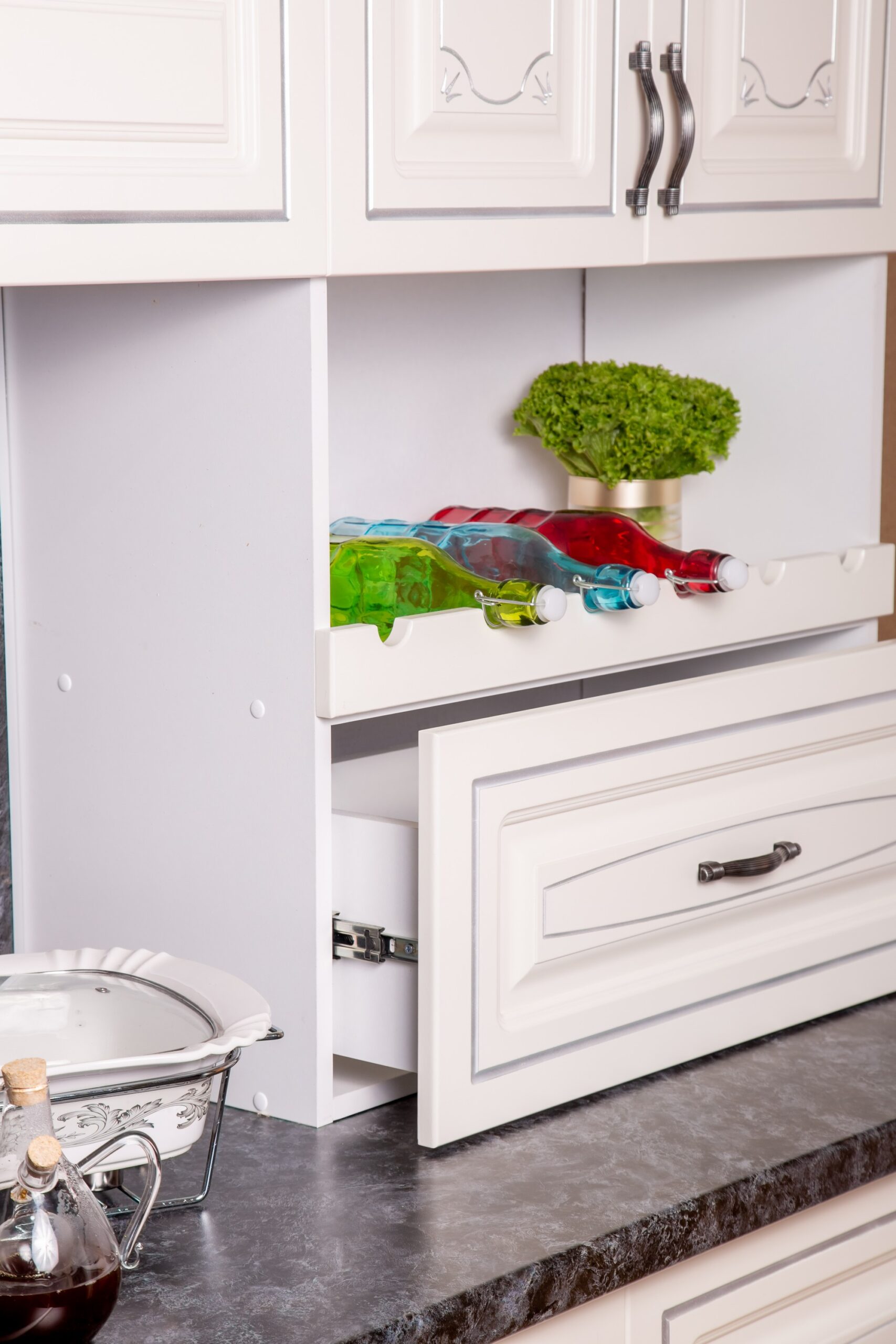 DEIN4590 Кухня "Прага" серебро | Детали 2