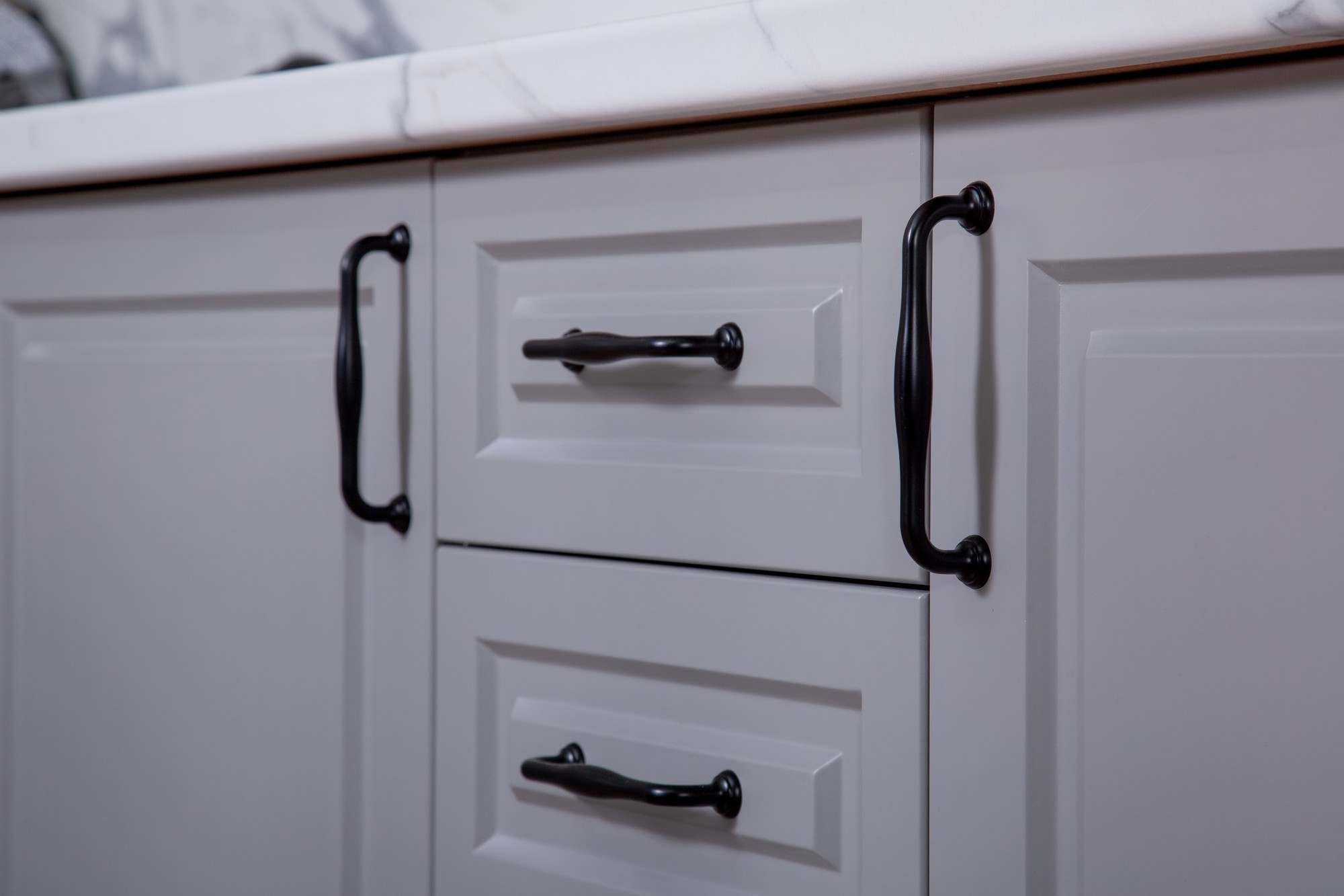 Кухонная мебель "Виктория" угловая седая ночь | Детали 4