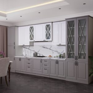 Кухонная мебель "Виктория 4.5" седая ночь | Мебельная фабрика "СКФМ"