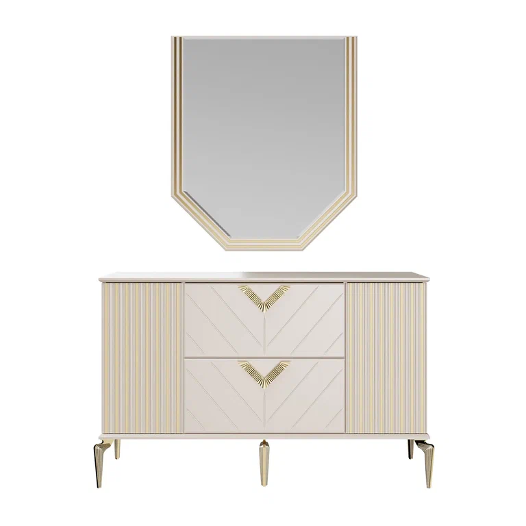 komod_spalnya_ankara_frez Спальная мебель "Анкара" фрезерованная | Комод