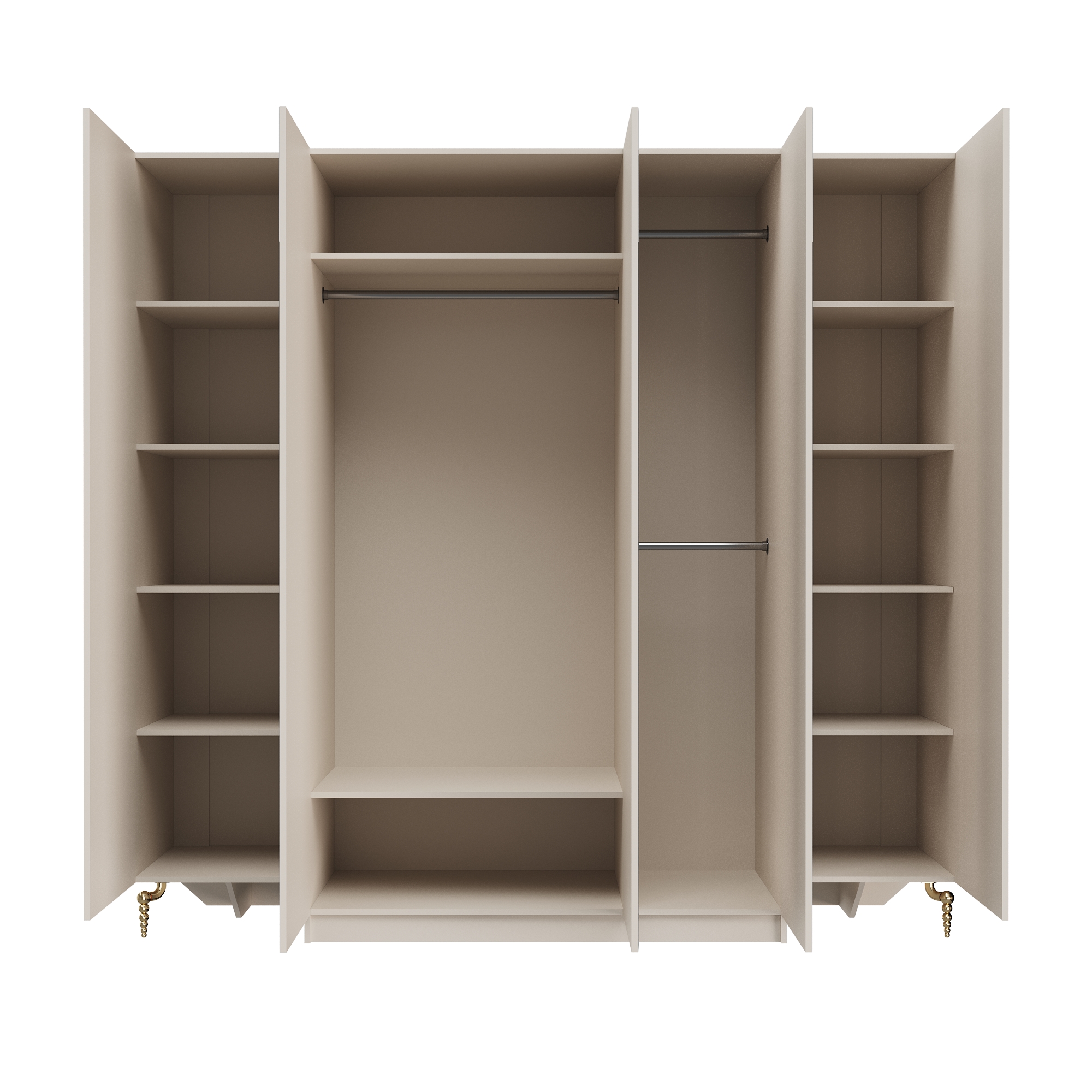 Шкаф открытый_galaxy Спальная мебель "Галакси" Сатин | Шкаф отк