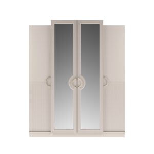 Шкаф 4 двер, Спальная мебель "Каталина" Сатин