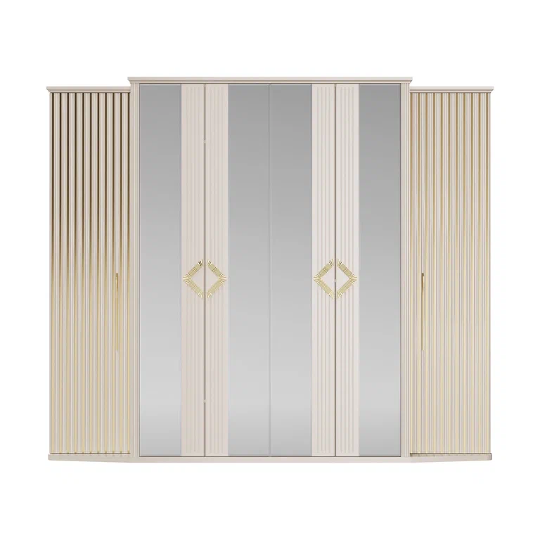 shkaf_spalnya_ankara_frez Спальная мебель "Анкара" фрезерованная | Шкаф 6 двер.