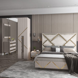 Спальная мебель "Ализе" сатин 5 дв | Мебельная фабрика "СКФМ"