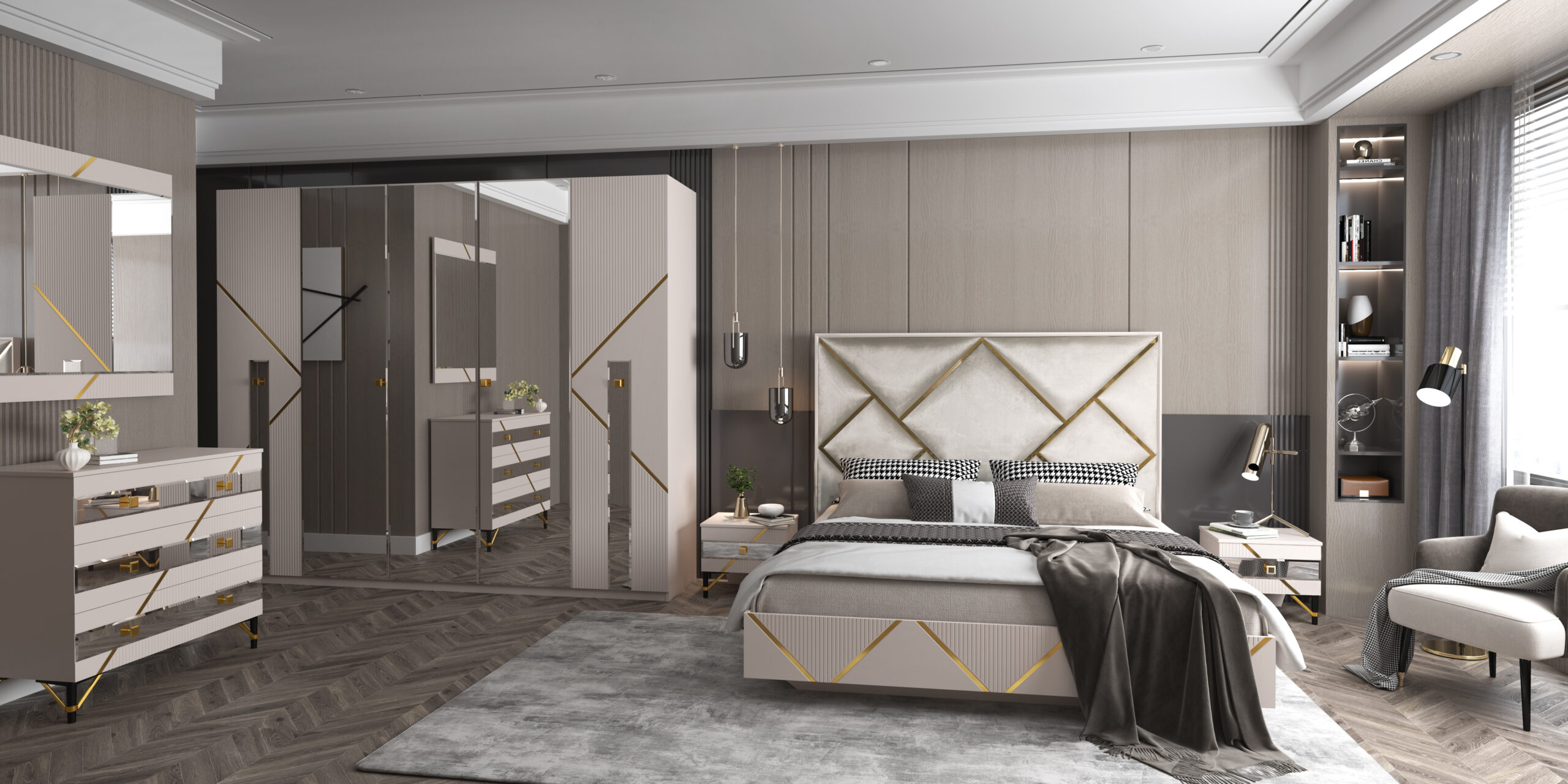 spalnya_alize_satin_5dv Спальная мебель "Ализе" сатин 5 дв | Мебельная фабрика "СКФМ"