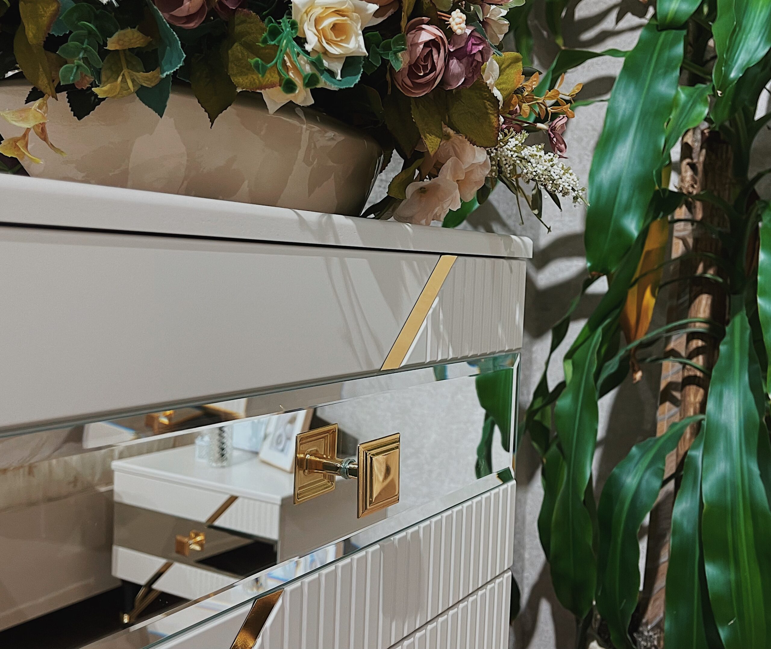 Спальная мебель "Ализе" сатин 5 дв | Детали 1