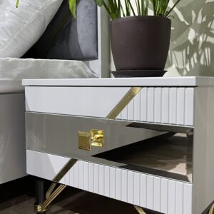 Спальная мебель "Ализе" серая 4 дв | Детали 5