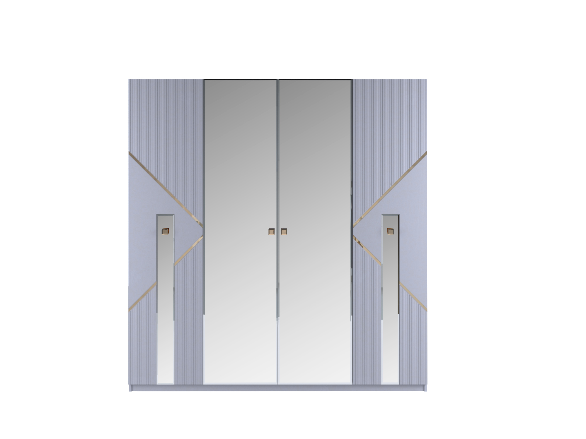 spalnya_mebel_alize_seraya_4dv_shkaf Спальная мебель "Ализе" | Шкаф 4 дв