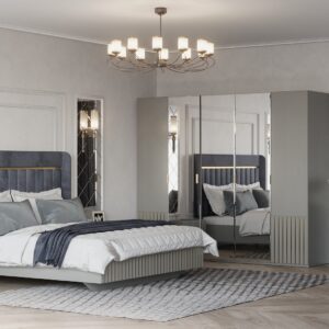 Спальная мебель "Сидея" серая | Мебельная фабрика "СКФМ"