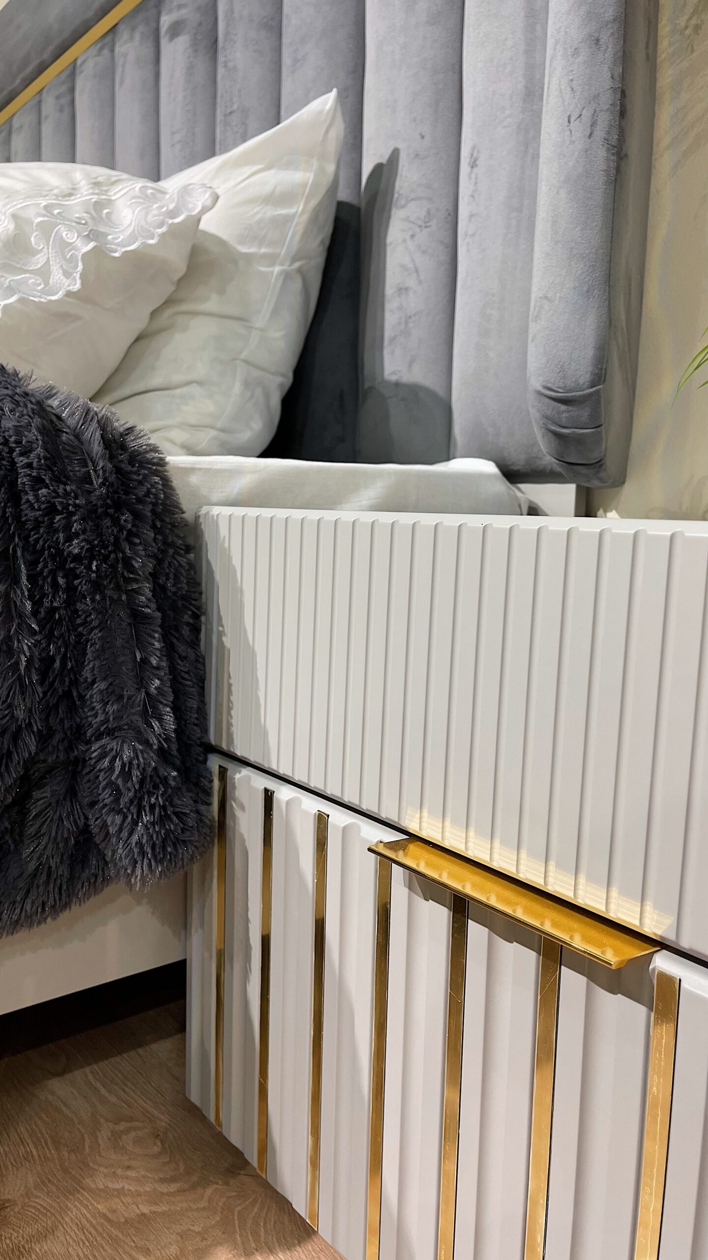 Спальная мебель "Сидея" серая | Детали 4