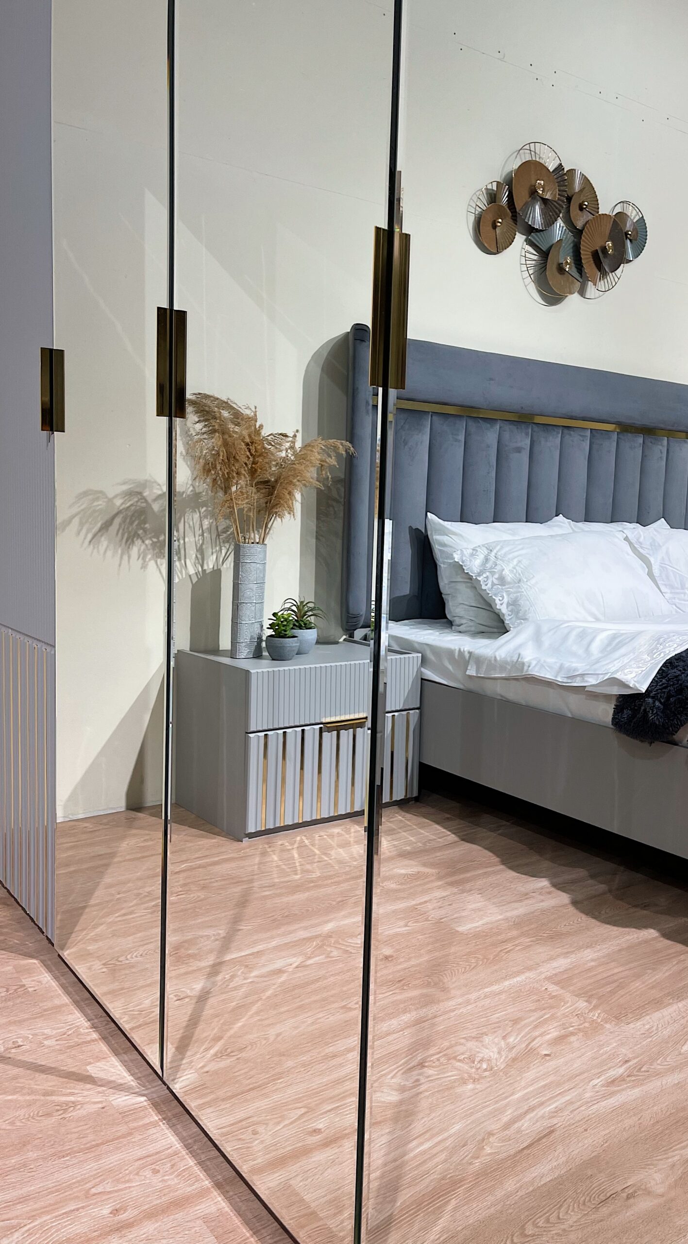 Спальная мебель "Сидея" серая | Детали 5